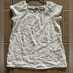 White j.jill shirt | Small